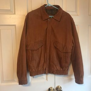 Vintage Hunt Club leather Bomber Jacket